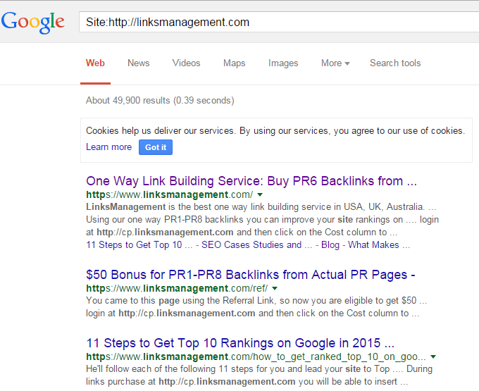 Duplicate Content on Website